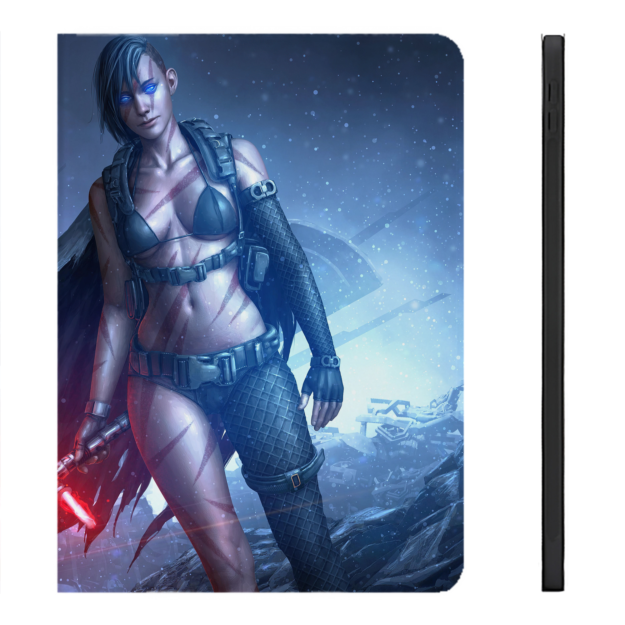 （画像用） スター・ウォーズ Star Wars IPadケース ペンホルダー付き ブックスタイルデザイン